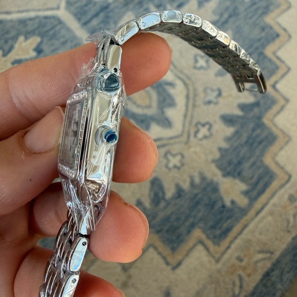 Panthere Classic Crystal Stainless Steel Watch with Diamond Accents - Picture 13 of 13